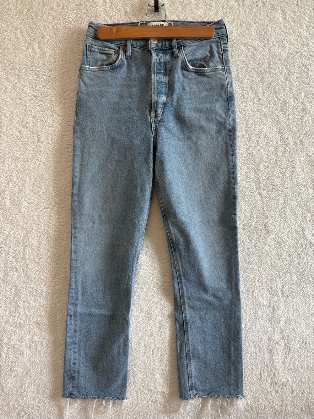AGOLDE Riley High Rise Straight Crop Jeans Size 25